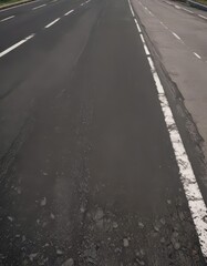 Gritty, heavily textured asphalt road close-up, asphalt, industrial