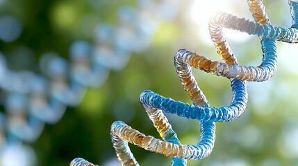 Dna Strand Abstract Illustration