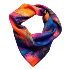 Modern Cooling Bandana with a Dynamic Abstract Digi Isolated on Transparent Background
