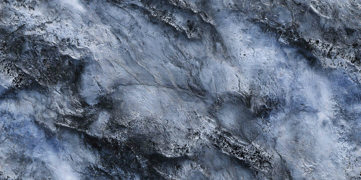 Dark-blue and black speckled stone backdrop with fossil-like pattern - Seamless , pattern , background , tile