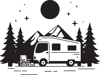 Adventure Van SVG | Mountain Camping Silhouette for Travel Stickers, Shirts & Crafts&rdquo;

&ldquo;Van Life SVG Bundle | Retro Camper, Pine Trees & Mountain Clipart for Outdoor Lovers&rdquo;

&ldquo;Scenic Road Trip Vector 