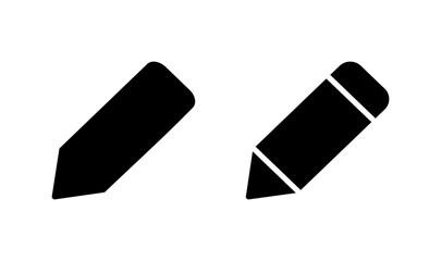 Pencil icon logo design. pen sign and symbol. edit icon vector