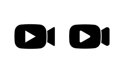 Video icon logo design. video camera sign and symbol. movie sign. cinema © LUNARA