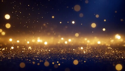 Fototapeta premium Abstract blue background with golden textures