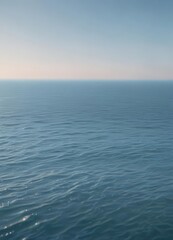 Fototapeta premium Subtle light blue gradient, calming ocean vibes, abstract texture, sky, serene, tranquil