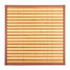 Bamboo mat showcasing a natural, minimalistic design for serene living spaces.