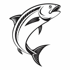 vector illustration of a fish
