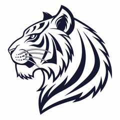 vector illustration of a tiger