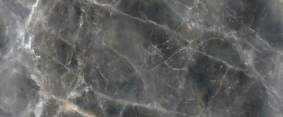 Obraz premium Smooth, glossy digital tile with a polished black marble-like pattern - Seamless , pattern , background , tile
