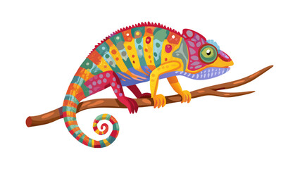 Naklejka premium chameleon