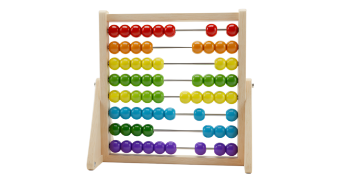 Colorful Abacus for Early Math Education