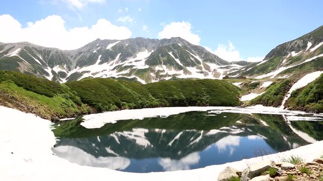 立山　室堂　ミクリガ池