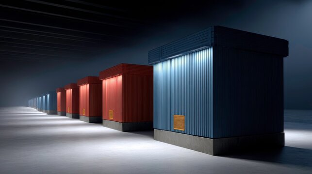 Modern Data Center Servers: Network Infrastructure, Data Storage, and Cloud Computing Technology