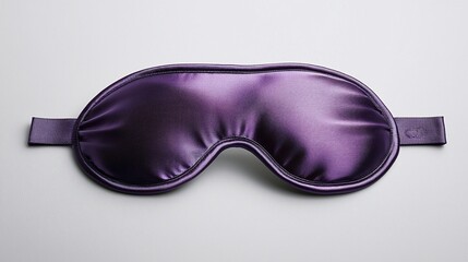 Purple eye mask, smooth fabric