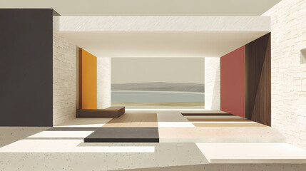 modern minimalist coastal retreat