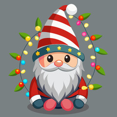 christmas elf with gifts