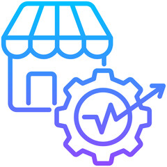 Market Entry Strategy Icon