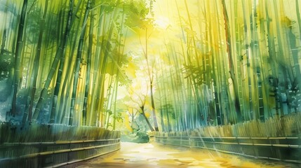 竹林,竹藪,日本の庭,日本の景色,伝統的な風景