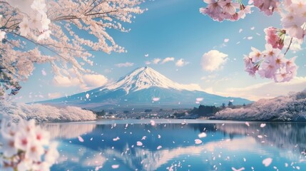日本の風景,日本の四季,富士山,桜,絶景,
