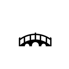 bridge vector illustration. Bridge Logo Template vector icon illustration design. Bridge icon..