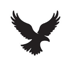 eagle logo vector Bold and clean eagle logo vector, with sharp lines and a strong silhouette 
