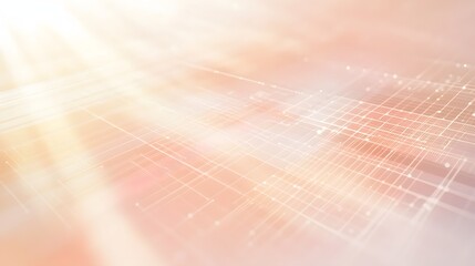 Abstract digital network design with soft pastel colors.