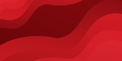 Red modern background with dynamic shapes composition abstract simple art design