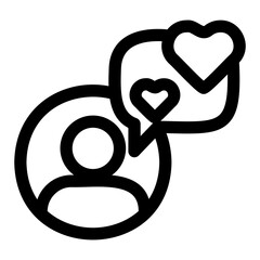 Love testimonial icon