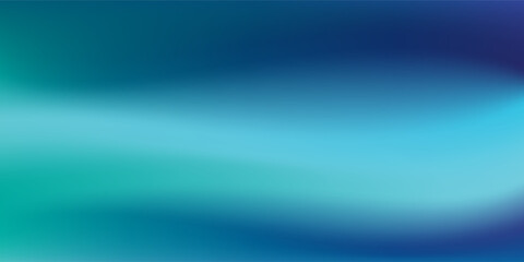 Blue-green gradient studio room, abstract background pattern, walls and floor reflect neon lights, dark tones and feel  speed of digital technology connected blue-green background. Future technology.