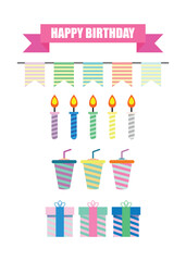 Obraz premium Birthday elements.cdr