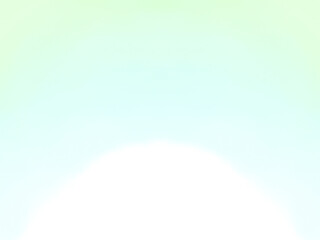 水彩：淡いグリーンと水色のグラデーションの背景素材