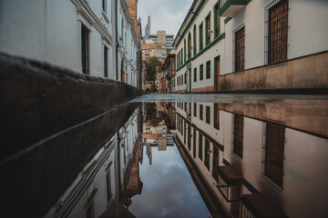 Dia lluvioso en Bogotá Colombia 
