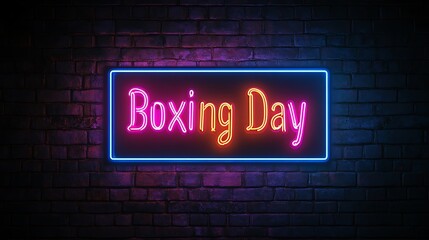 Obraz premium Neon sign with the words 