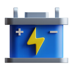 Accumulator 3D icon.