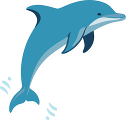 Modern Animal Pet Logo Dolphin Logo – Minimalist and Elegant Animal Pet Design Dolphin Design