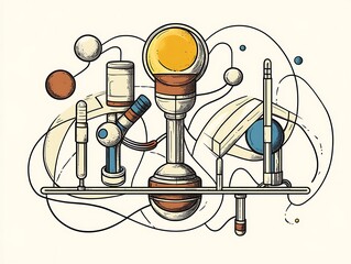 A quantum state collapse with a definite outcome, in an isolated visualization.