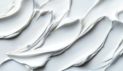 Abstract white paint texture