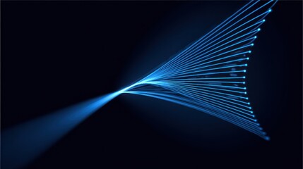 Dynamic abstract design that appears to be moving at high speed creates an optical illusion effect and subtle shadows, a concept in the field of computing, data, or technology development.