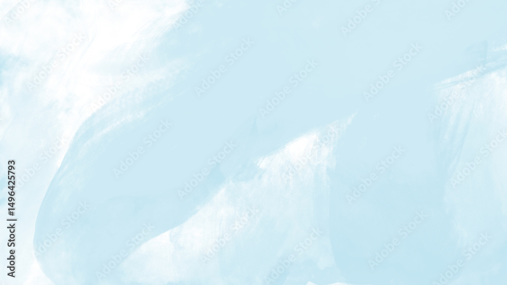 Wall mural soft dreamy strokes of light blue texture. abstract background for header poster banner backdrop des