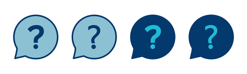 Question Icon vector isolated on white background. Question mark sign. help icon. Faq