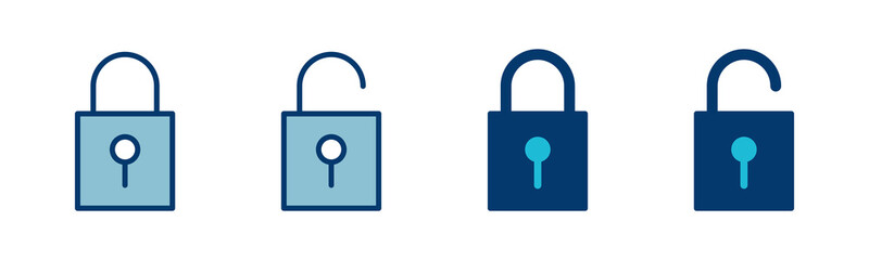 Lock icon vector isolated on white background. Encryption icon. Security symbol. Secure. Private