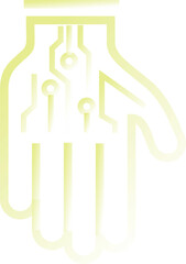 vector illustration of a computer cable