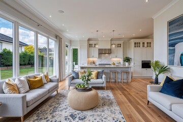 Stunning Interiors of Bright Family Home Captured by Expert Real Estate Photographer