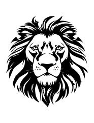 Black Lion Head Silhouette Vector
Powerful black vector silhouette of a lion’s face. Ideal for animal graphics, nature art, emblem designs, and creative illustrations.