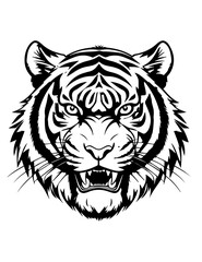 Black Vector Art
Description: Elegant black tiger silhouette vector, perfect for branding, merchandise, animal-themed designs, and creative vector illustrations.