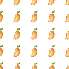 seamless background with fruits