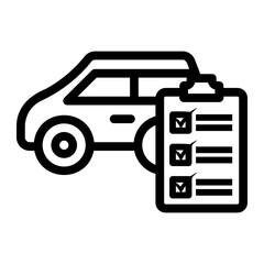 car Line Icon