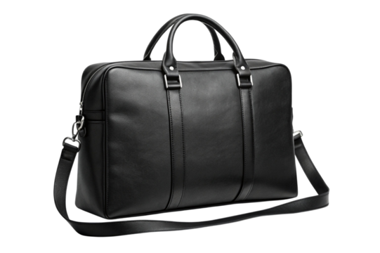 black bag isolated on white