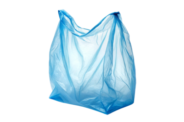 plastic bag isolated on white