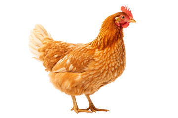 Fototapeta premium chicken on white background